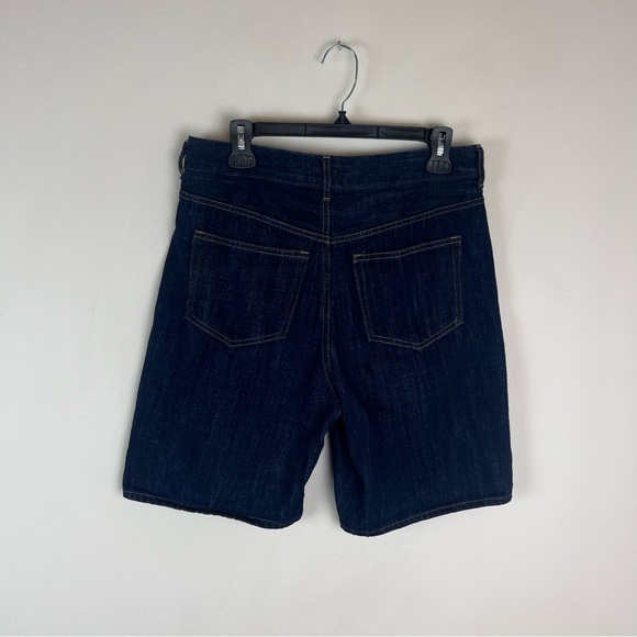 NWOT J. Crew Midlength Denim Jean Long Shorts in Indigo Dark Wash Size 27 - Picture 5 of 8
